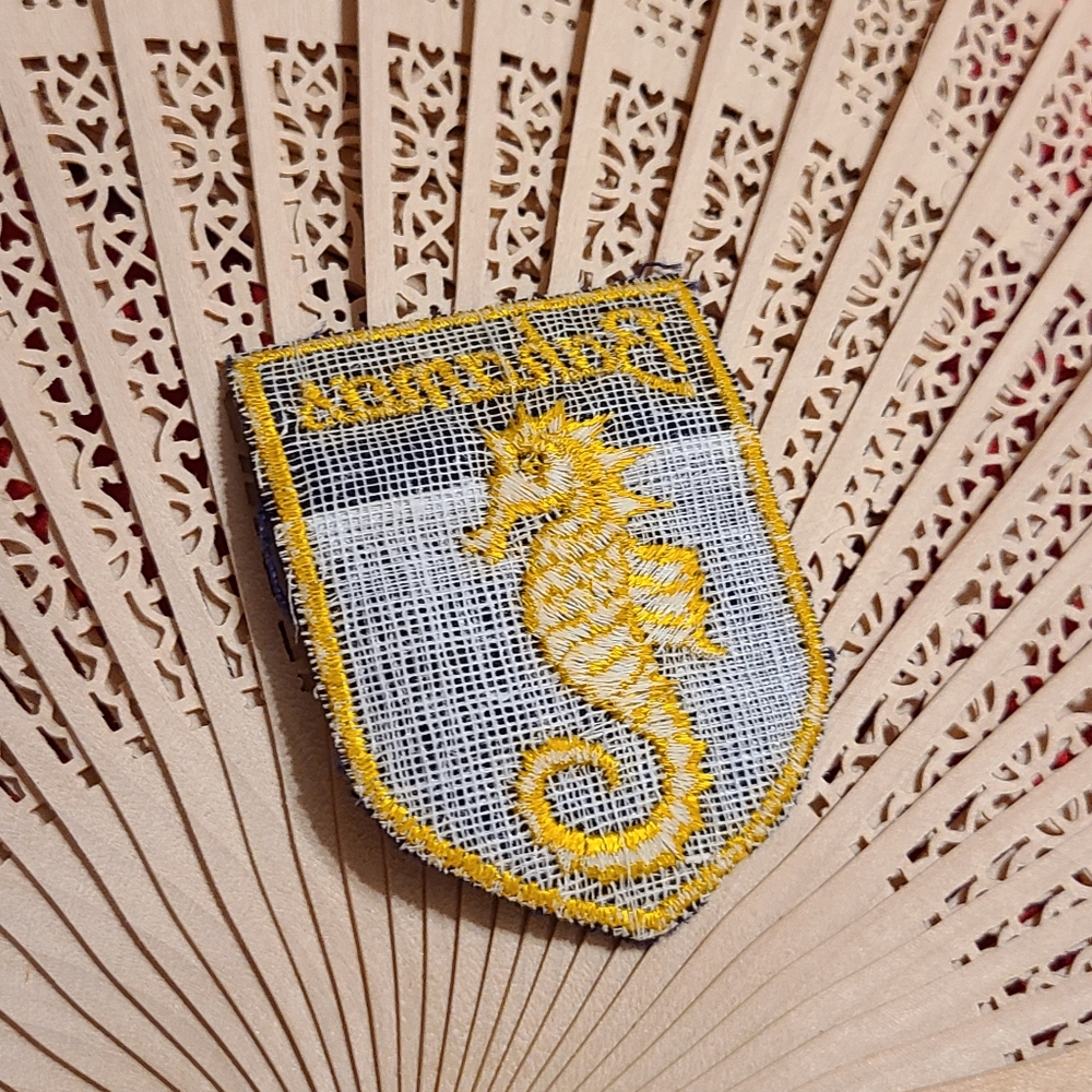 Vintage America Men's Jacket with Navy and Gold Patch - Picture 3 of 6